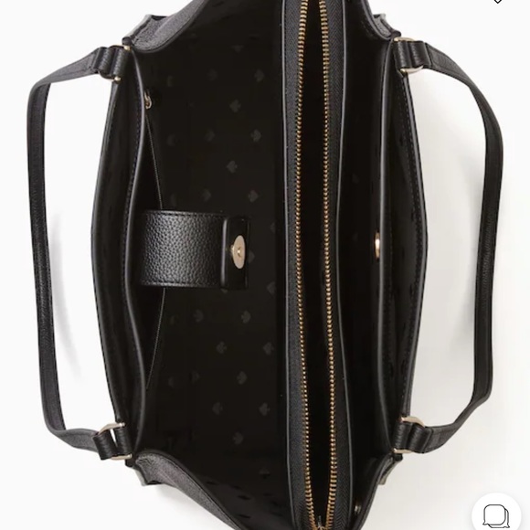 Kate Spade Brim Laptop Tote 

COLOR:
Black - Picture 6 of 16